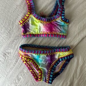 PILYQ PQ Swim Kids Tie Dye Rainbow swimsuit - 6